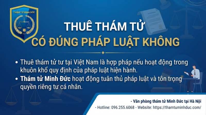 thuê thám tử có đúng luật hay không?
