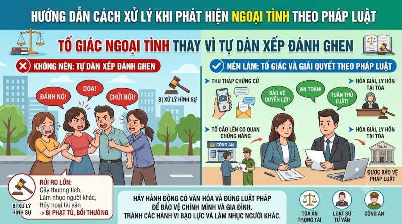 Tố giác ngoại tình thay vì tự dàn xếp đánh ghen