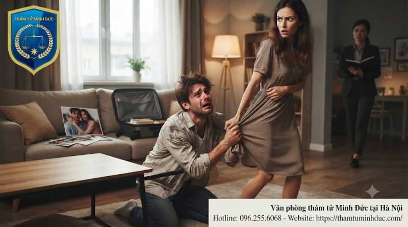 trạng thái hoảng loạn van xin 