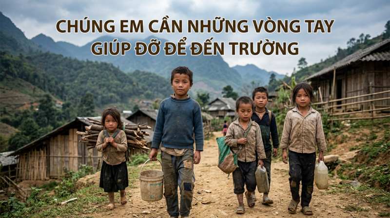 Con nuôi là gì? 4 tre em co hoan canh kho khan