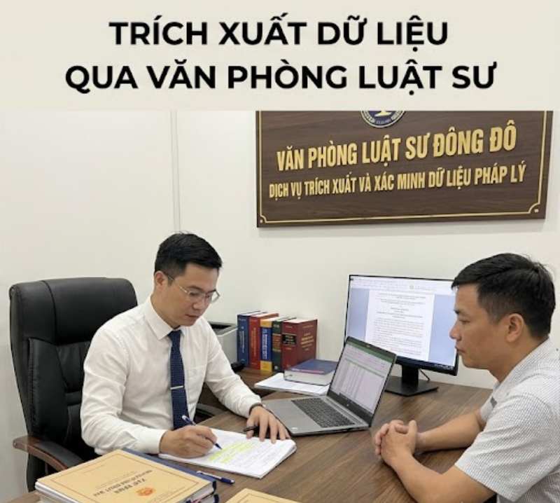 trích xuất dữ liệu qua văn phòng luật sư