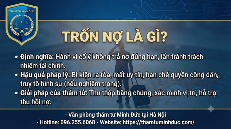 Trốn nợ là gì? 1 trốn nợ là gì