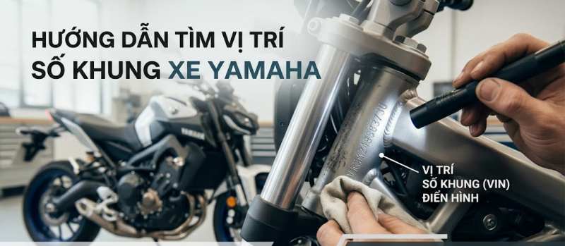 Tra số khung số máy xe máy 6 vị trí số khung của xe máy yamaha