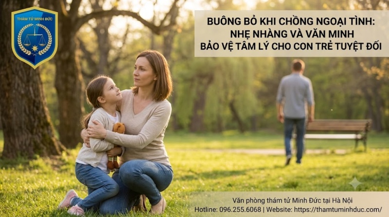 Học cách buông bỏ khi chồng ngoại tình 9 bảo vệ tâm lý con trẻ