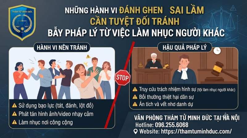 bẫy pháp lý từ việc làm nhục người khác
