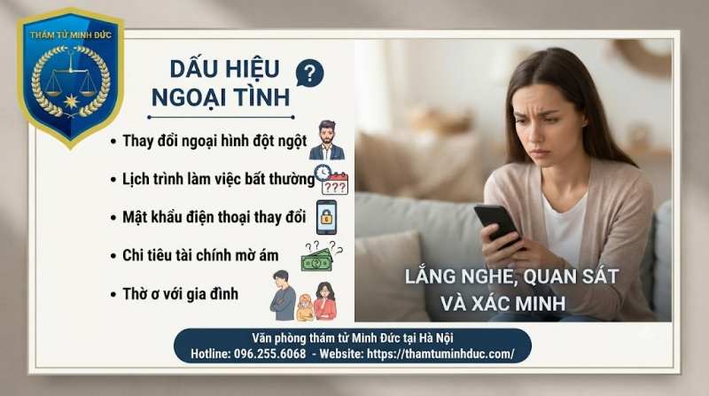 dấu hiệu cho biết chồng bạn ngoại tình