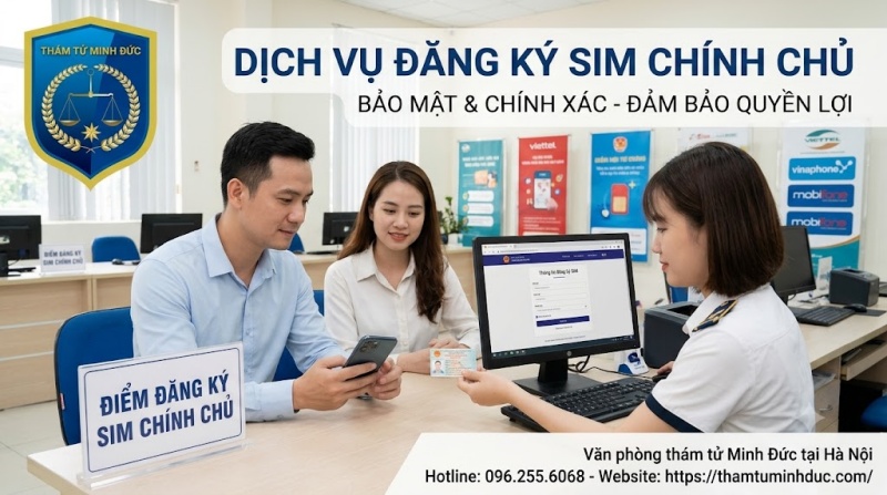 đăng kí sim chính chủ
