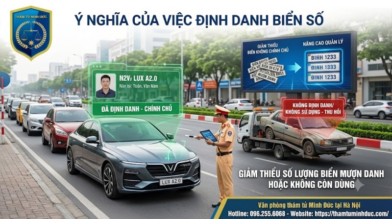 Định danh biển số xe 5 giảm thiểu số lượng biển mượn danh