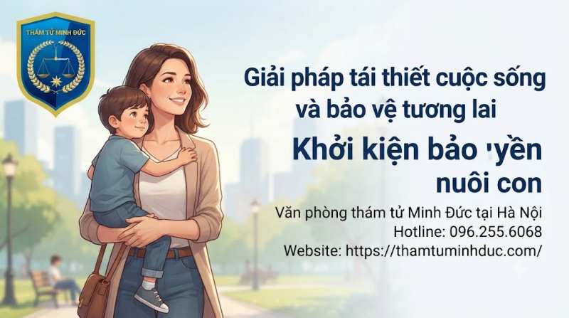 khởi kiện bảo vệ quyền nuôi con