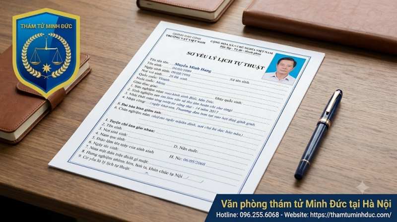 Tìm hiểu về sơ yếu lý lịch cá nhân 1 mẫu khai lýlichj thự thuật