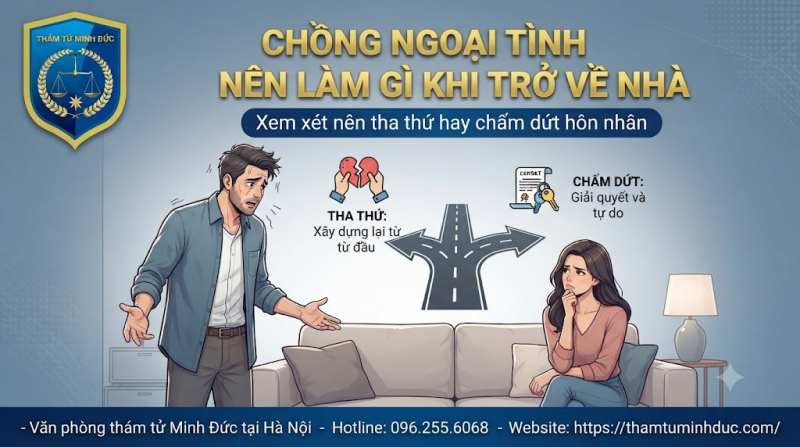 xem xét nên tha thứ hay chấm dứt hôn nhân