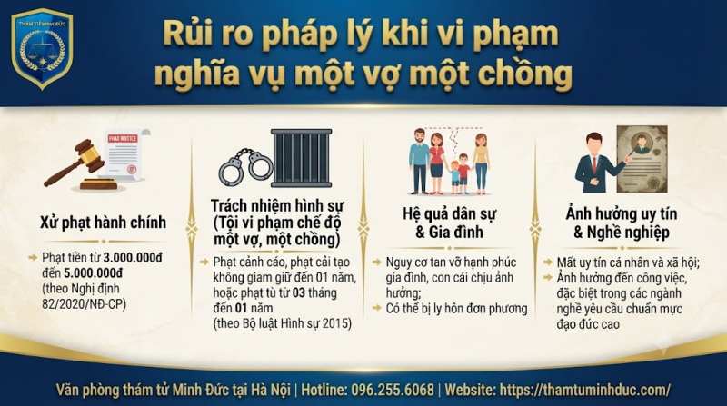 Ly thân là gì? 4 rủi ro pháp lý nghĩa vụ 1 vợ 1 chồng