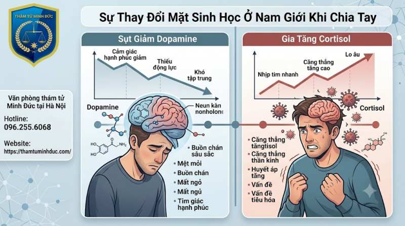 Bản chất đàn ông khi chia tay 4 sụt giảm dopamin