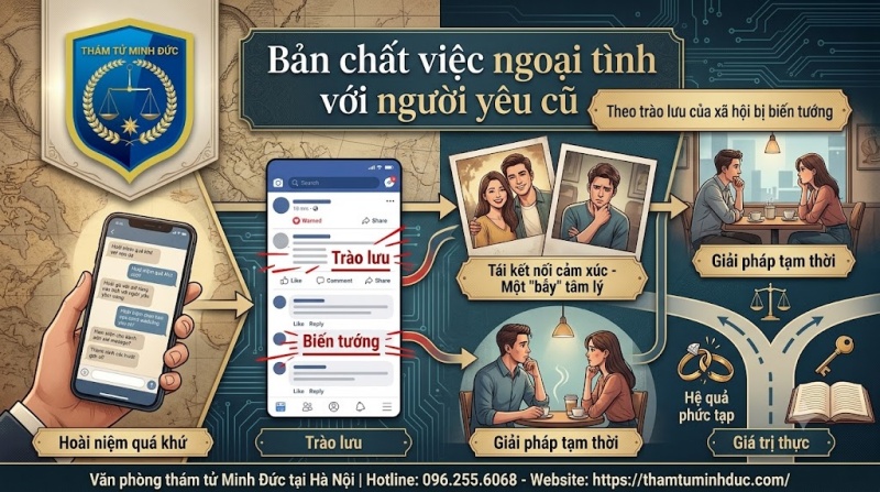 Ngoại tình với người yêu cũ 3 theo trào lưu xã hội