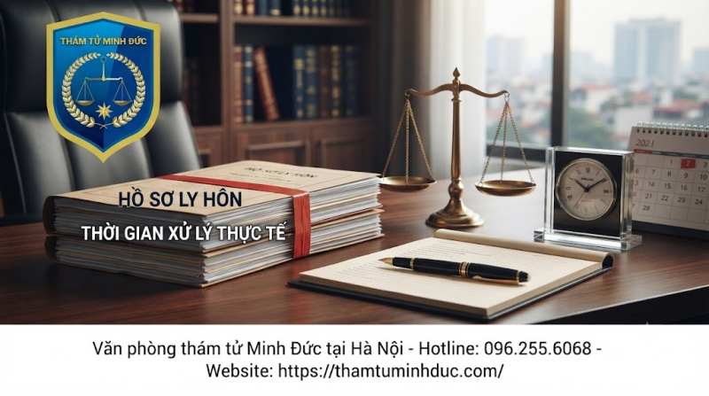 thời gín xử lý ly hôn thực tế