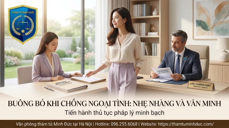 Học cách buông bỏ khi chồng ngoại tình 8 thủ tục pháp lý minh bạch