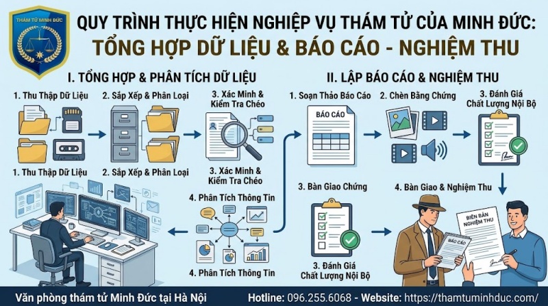 tổng hợp dữ liệu và báo cáo