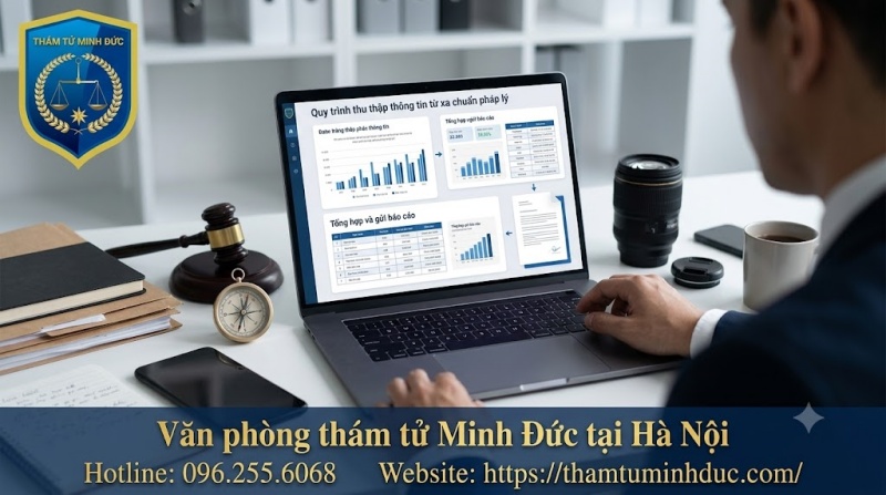 tổng hợp và gửi báo cáo