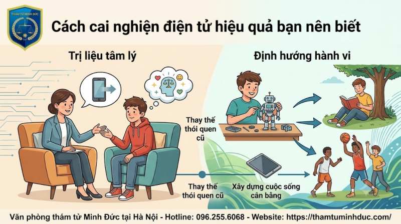 trị liệu tâm lý nếu con nghiện sâu