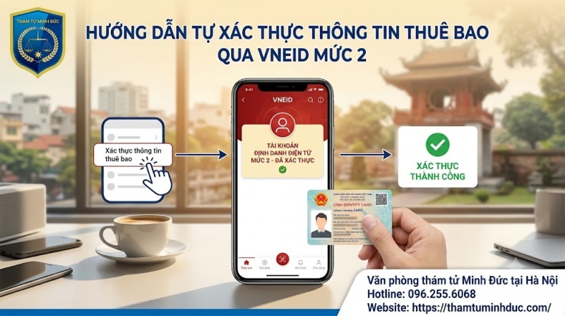 tự xác thực qua VNEID